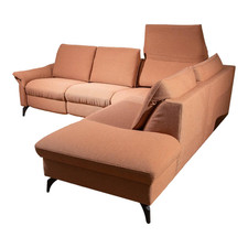 himolla Ecksofa Spektra 1178 Bezug 24 Q2 Fashio Terra Rosa Braun 