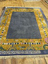 Nepal 1A Qualität Blau Petrol Top Zustand Handgeknüpft 255/205