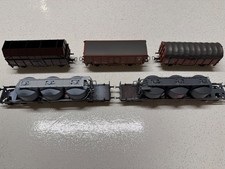 5 Güterwagen Klein Modellbahn, ÖBB, FS, SNCF, H0, alle neu in OVP