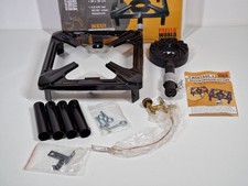 Paella World Hockerkocher 4-beinig 4kW 50mbar Gaskocher Zündsicherung Camping