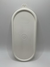 Tupperware Deckel Oval 1376 Fleissiges Lieschen Raspel-Reibe Parmesan Weiß +