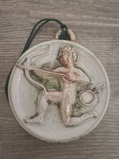 Wandbild Ton Relief Handarbeit