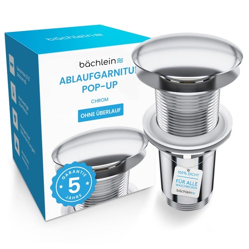 Pop ablaufgarnitur für - pop-up,
