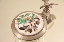 Antiker Studentika Glaskrug