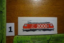 Alter Aufkleber Eisenbahn DB Deutsche Bahn LOK Rail Ferrovia 2000