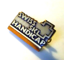 Anstecker Pin Anstecknadel Swiss Ski Handicap Schweiz Vintage