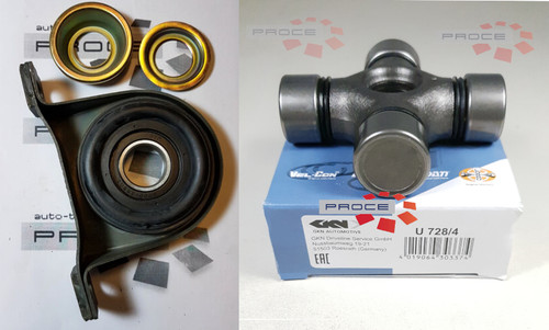 Mittellager hinten mit