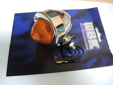 Bullet Chrom Chopper Blinker mit E Prüfzeichen