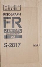 Riso S-2817  Risograph  FR Master 96W 2erPack für FR 3910 3950 RP 210L 215 OVP B