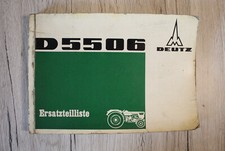 Original Deutz Ersatzteilliste  D3006 Traktor