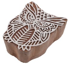 Indischer Textilstempel, Holz