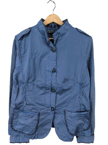 Desigual kurz blazer blau - kurz-blazer,