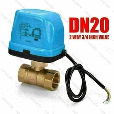 G3/4" 2-Wege Zonenventil Zweiwegeventil Motorkugelhahn Elektrische Ventil D J8F9