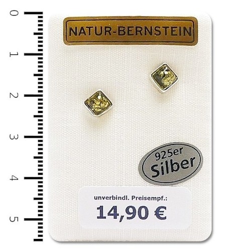 Natur bernstein ohrringe - bernstein,