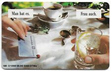 Telefonkarte O 1058 von 1995 , Deutsche Bank ,  leer