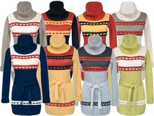 Sexy Strickpullover Longpulli