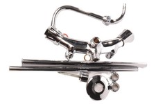 meloh Küchenarmatur Silber Modern Minimalistisch Spültischarmatur Wasserhahn