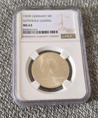 1929 reichsmark lessing - 1929, 3