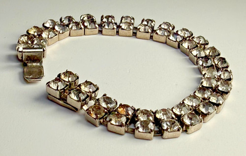 Armband klar strass tennis - armband,