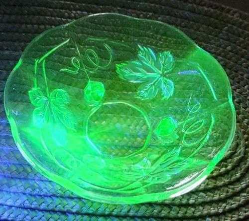 Uranglas schale art - uranglas,