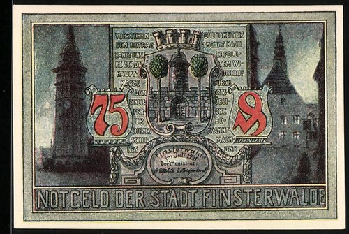 Notgeld finsterwalde 1921 - notgeld, 75