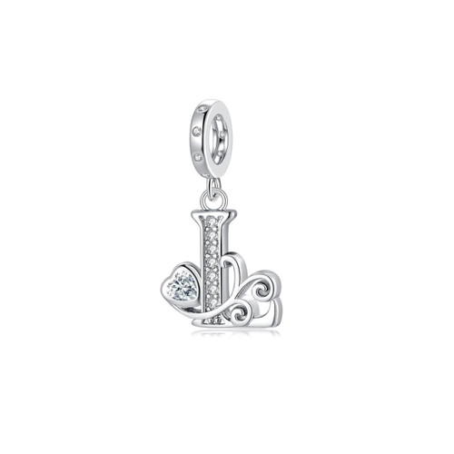Tizu charm initial - charm, initial-l