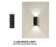 2er Solar LED Wandleuchten