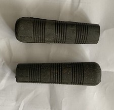 Paar schwarze Gummigriffe Fahrradanhänger Industrie 25 mm