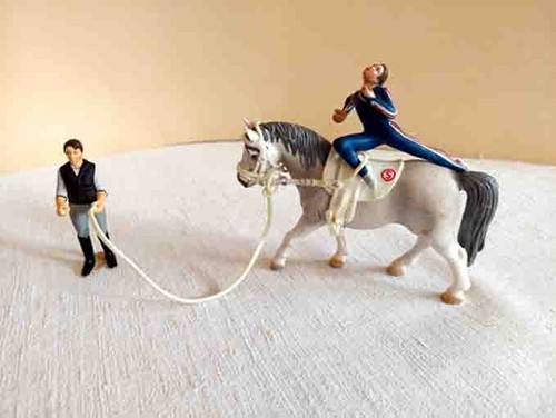 Schleich voltigiergruppe 42002 - schleich,