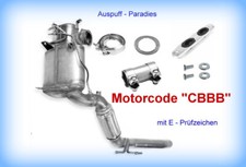 Ruß / Dieselpartikelfilter für VW Passat 2.0 TDi 170PS 3C MC: CBBB ab 2008 + Kit