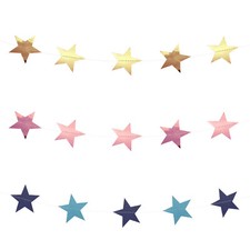 Stern Girlande Banner mit