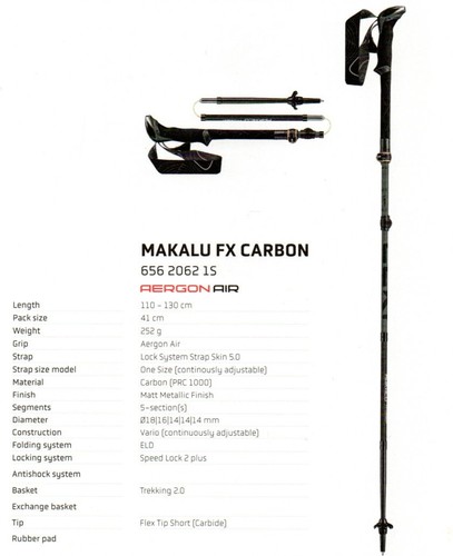 Leki makalu carbon falt - makalu,