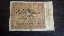 Stadt Frankfurt am Main,  1 Mio. Mark vom 1. August 1923