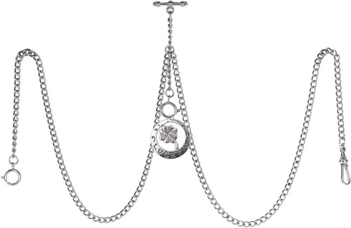Taschenuhrkette mit bar - t,