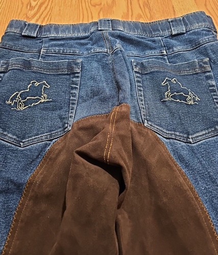 Vtg western cowboy - jeans, faux