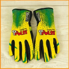 TEAM POLTI FAUSTO COPPI VINTAGE HANDSCHUHE RADFAHREN RENNRAD WINTER MEDIUM M 90S