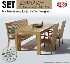 Teak Gartensitzgruppe Teakholz
