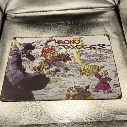 Chrono trigger blechschild - chrono,