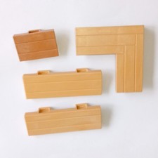 Playmobil, Western, Ersatzteile Fort, Wehrgang, 4 Teile