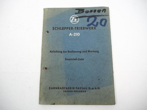 Original 210 - zf, a-210