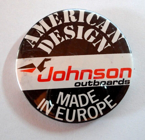 Werbe button johnson outboards - werbe-button,