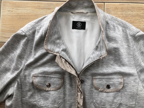 Bogner sweat jacke grau - sweat-jacke,