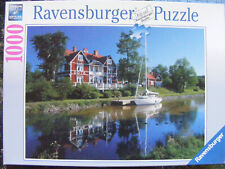Puzzle Ravensburger Softclick Landschaft Boot Götakanal Schweden vollständig gut