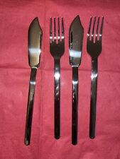 Fischbesteck Edelstahl 4 teilig Tchibo Spülmaschinengeeignet neu in OVP