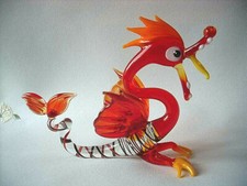 Glasfigur Drachen Lauscha