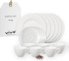 Vivo – Villeroy & Boch Group – Basic White Kaffee-Service Set 18 teilig Weiß