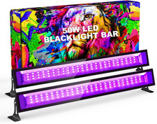 2X 50W LED Schwarzlicht