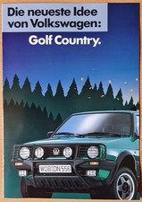 Prospekt VW Golf Country   -   Ausgabe März 1990