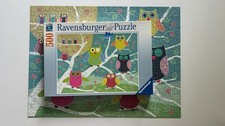 Ravensburger Puzzle - 500 Teile - Bunte Nachteulen - Eulen - von 2014