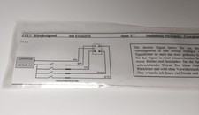 Blocksignal mit Ersatzrot DR Spur TT filigran Modellbau Michalsky NEU OVP